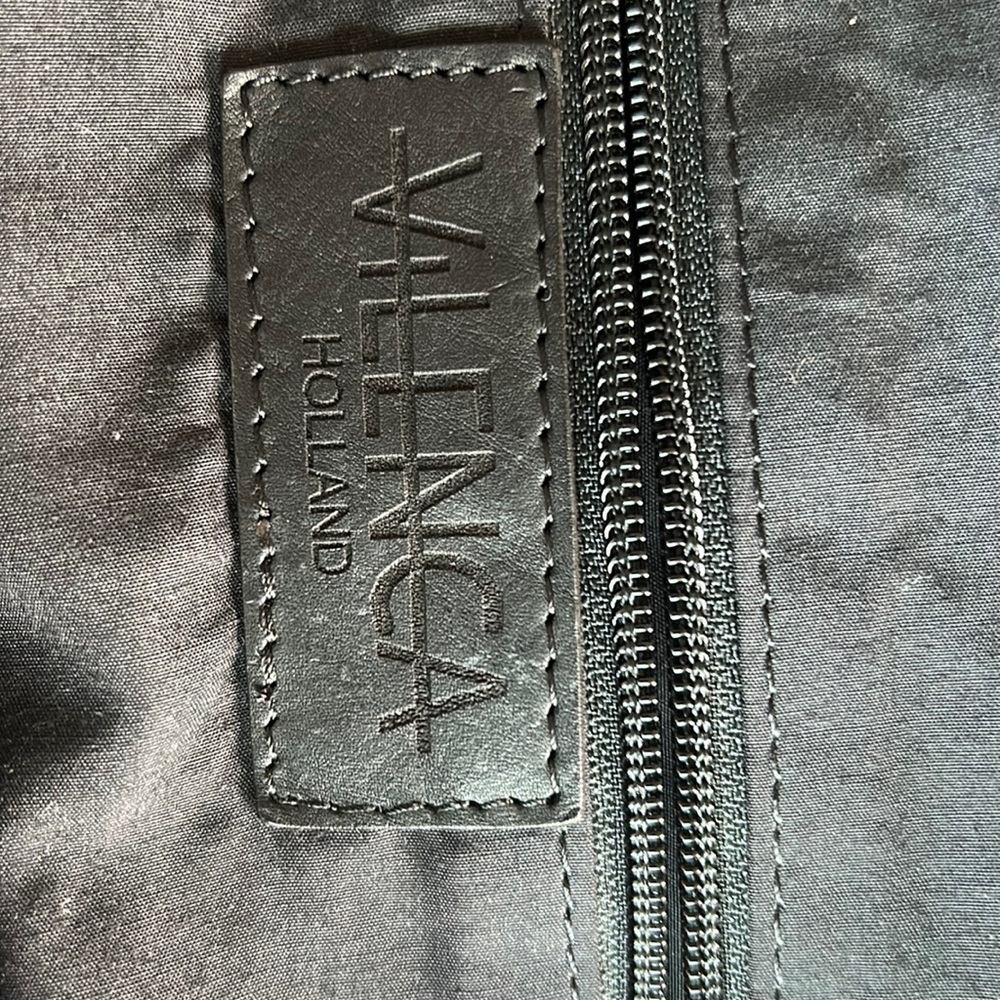 Black real leather Vilenca Holland back pack.